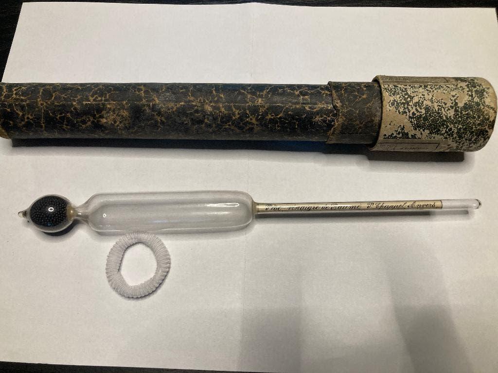 Hydrometer antiek, Antiek en Kunst, Antiek | Gereedschap en Instrumenten, Ophalen of Verzenden