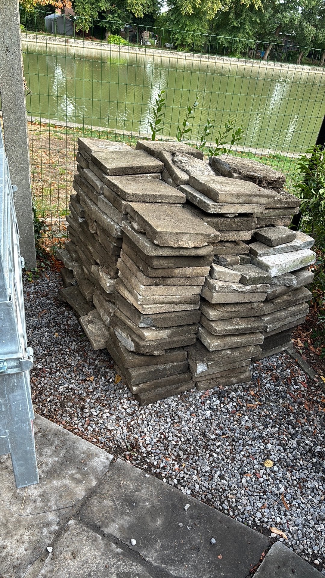 30x30 betonplaat, Ophalen, Gebruikt