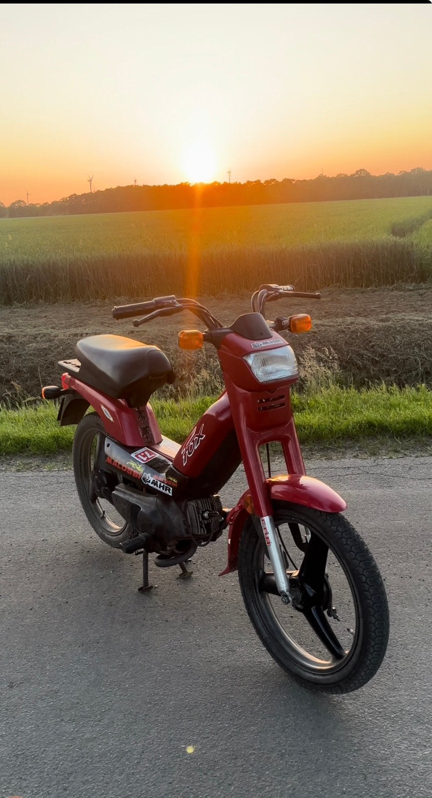 Peugeot fox deluxe met olie tank, Fietsen en Brommers, Brommers | Tomos, Ophalen, Gebruikt, Overige modellen, Klasse B (45 km/u)