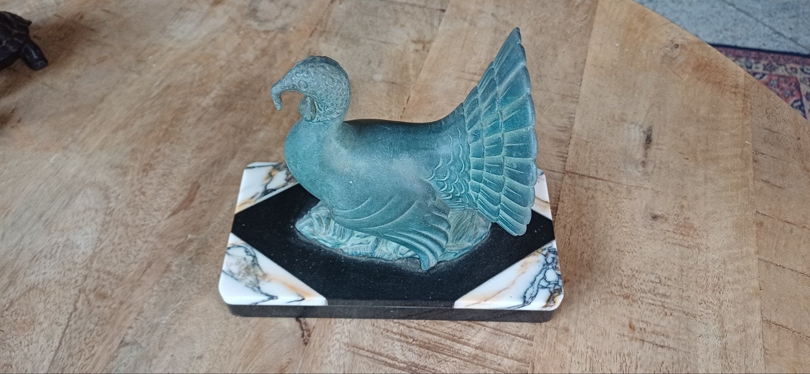 bronzen kalkoen, Ophalen