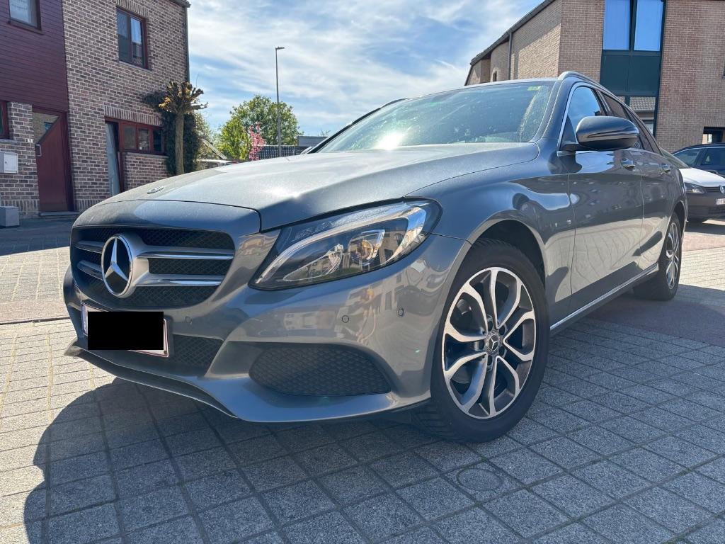 Mercedes-Benz C180d Estate - Euro 6b 150000 km - Full Option, Autos, Argent ou Gris, Achat, Euro 6, Boîte manuelle
