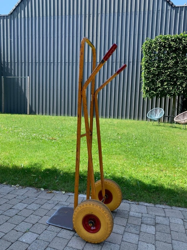 Industriële steekwagen met antilekbanden- hoge draagkracht, Ophalen, Gebruikt, Handmatig, Tweewielig