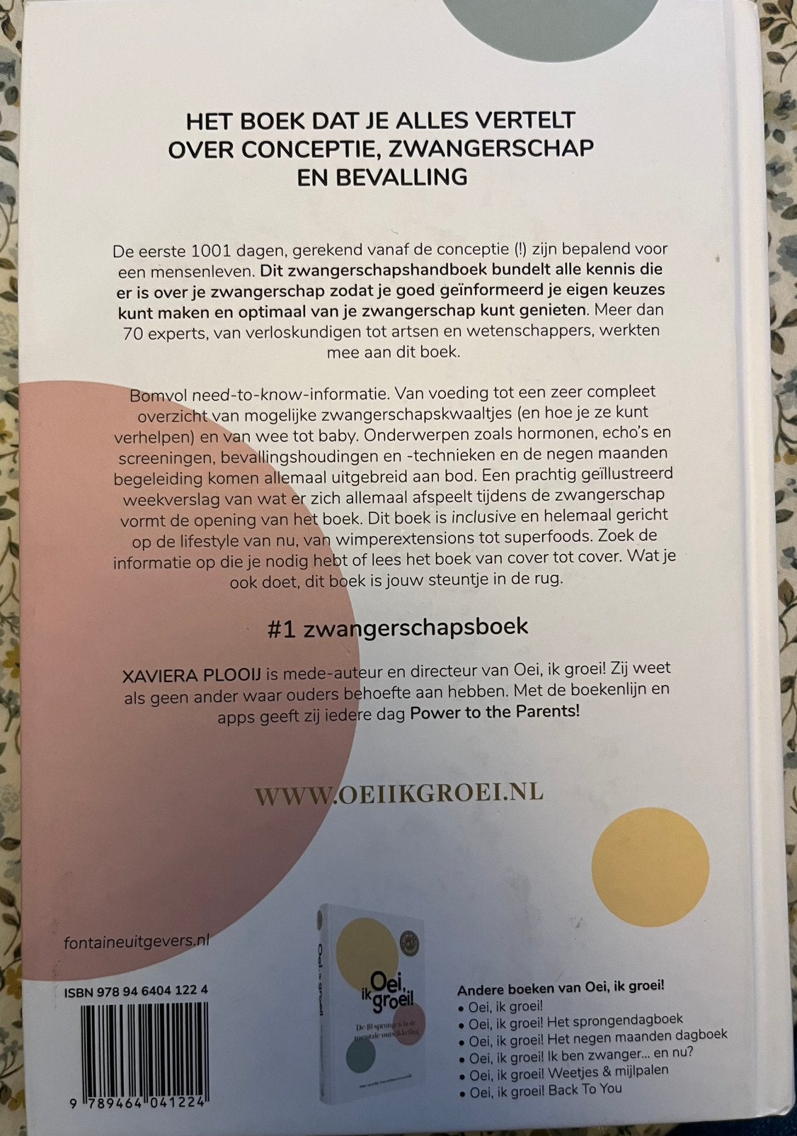 Het zwangerschapshandboek - oei ik groei, Boeken, Advies, Hulp en Training, Ophalen, Zo goed als nieuw