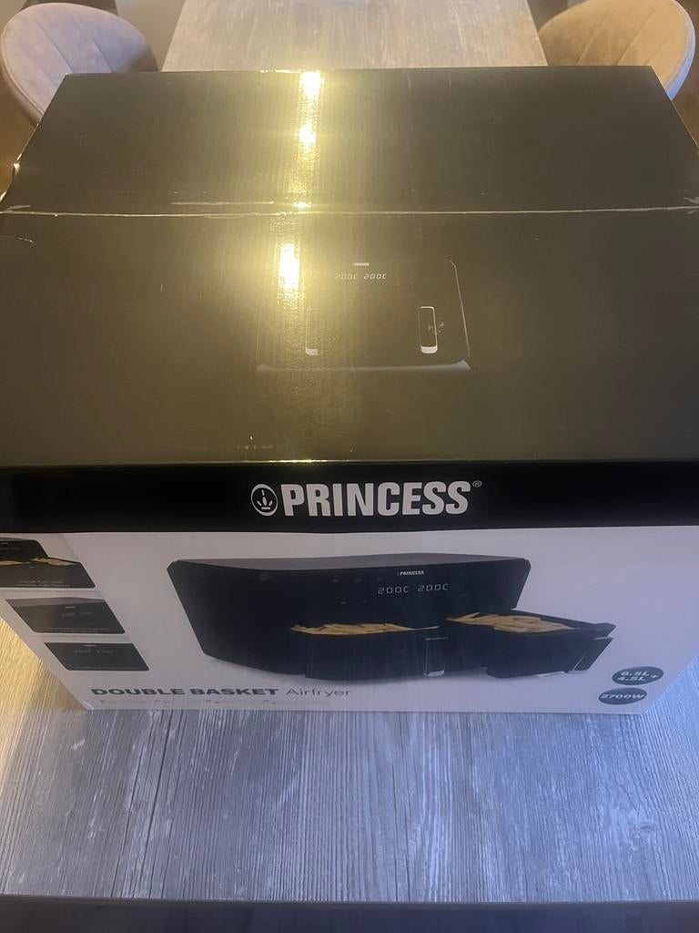Princess 182470, Elektronische apparatuur, Frituurpannen, 4 liter of meer, Ophalen, Nieuw, Duo-friteuse