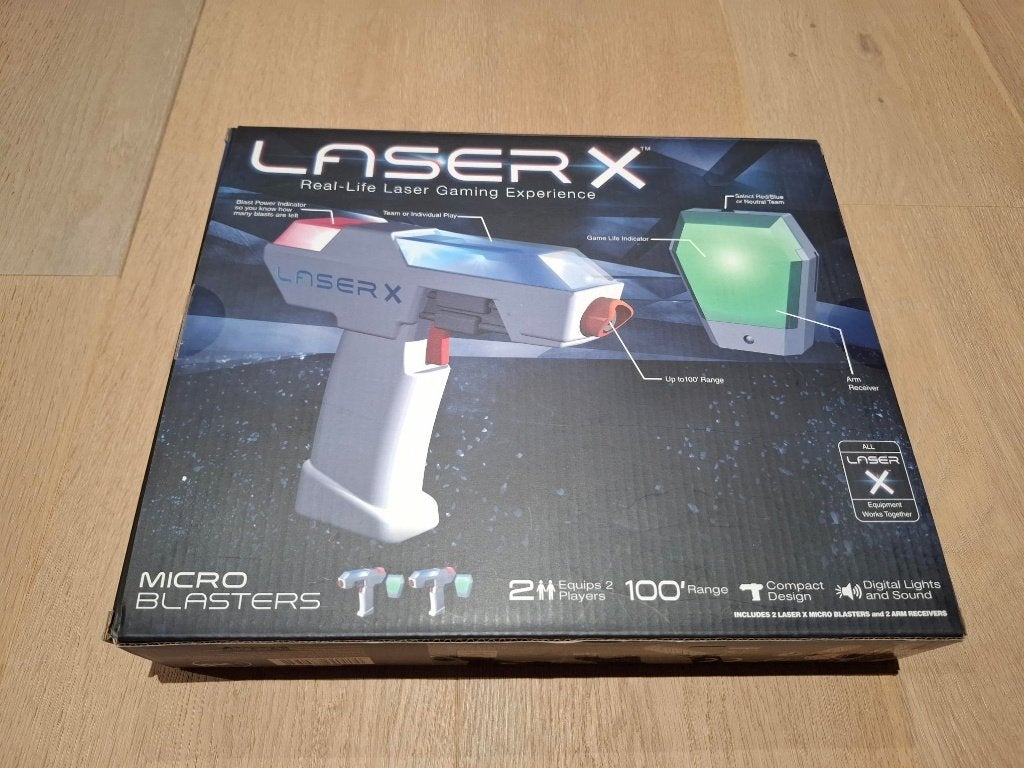 Laser X Micro Blasters – Complete set voor lasergame, Kinderen en Baby's, Ophalen, Zo goed als nieuw