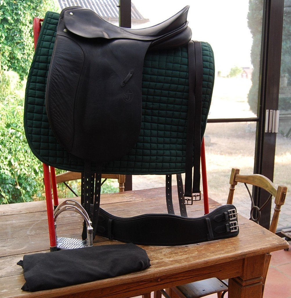 Dressuurzadel PASSIER GT 17,5" - compleet, Dieren en Toebehoren, Ophalen, Gebruikt, Passier, Dressuur