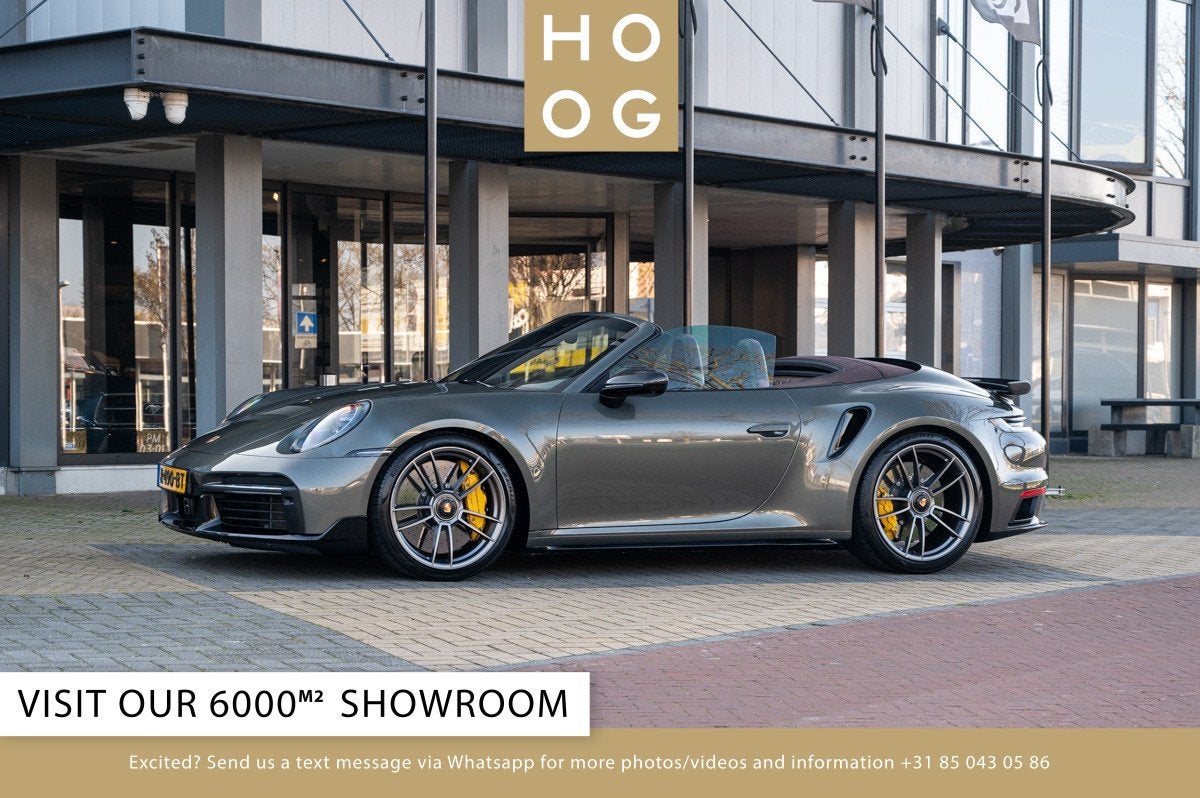 Porsche 911 Turbo S Cabriolet (bj 2021, automaat), Auto's, Porsche, 4 zetels, Gebruikt, Euro 6, Leder