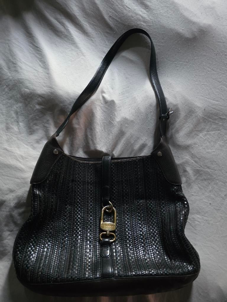 Delvaux visgraat handtas, originele vintage, Ophalen of Verzenden, Handtas