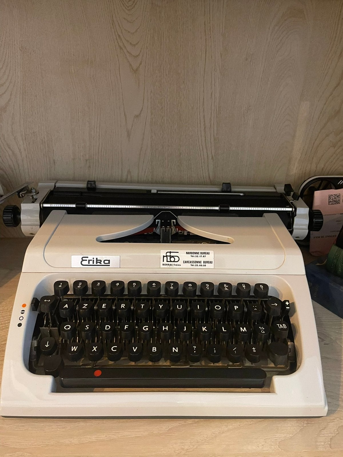 Erika 173 typemachine - Staatscollectie, compleet, Ophalen of Verzenden