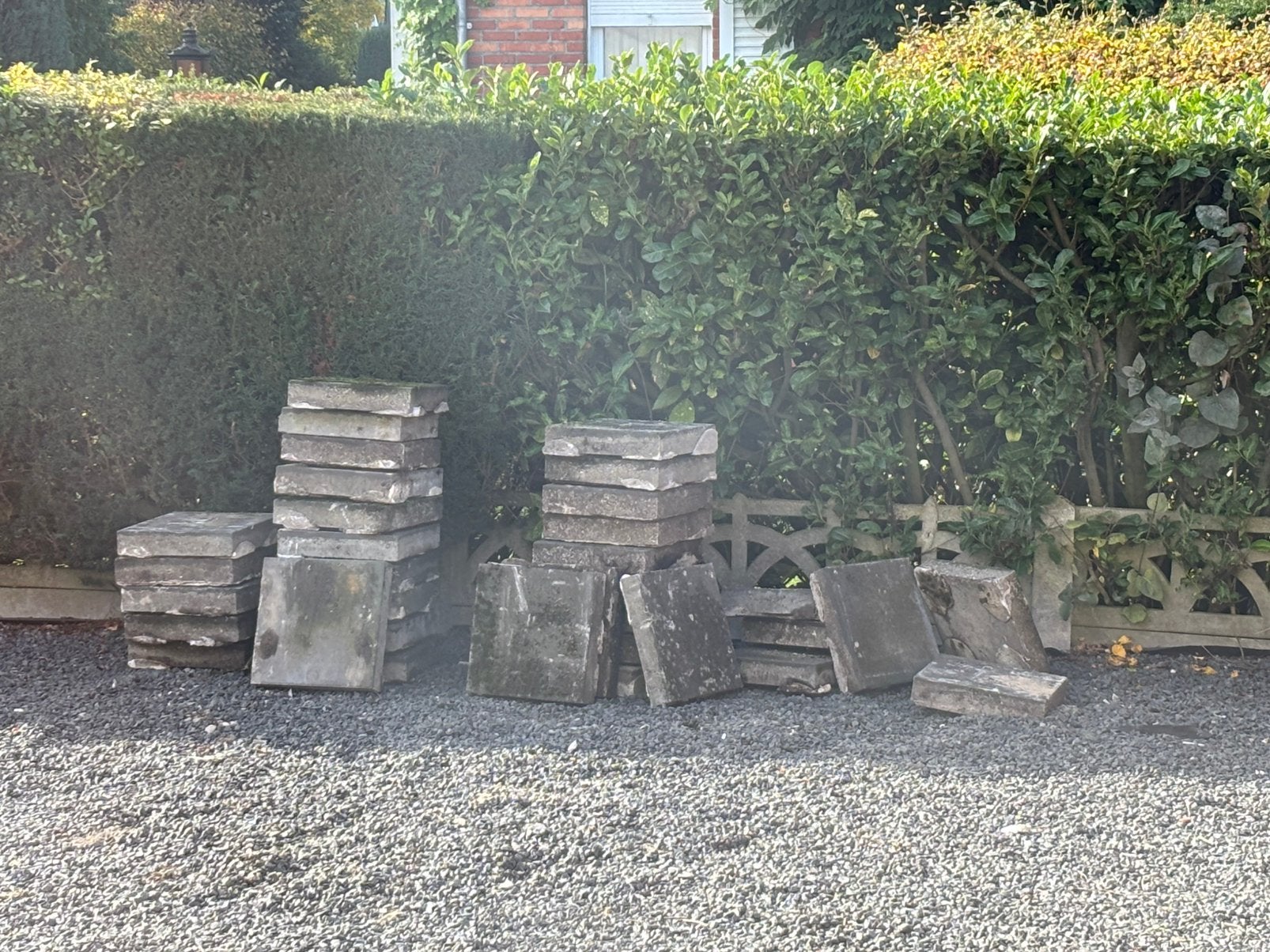 Terras tegels, Tuin en Terras, Ophalen, Gebruikt, Terrastegels