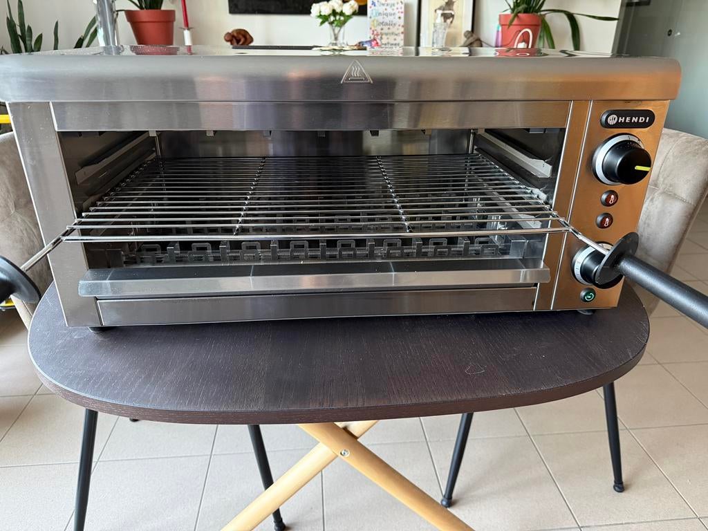Hendi salamander Quartz oven, Ophalen of Verzenden, Nieuw in verpakking, Fornuis, Frituur en Grillen