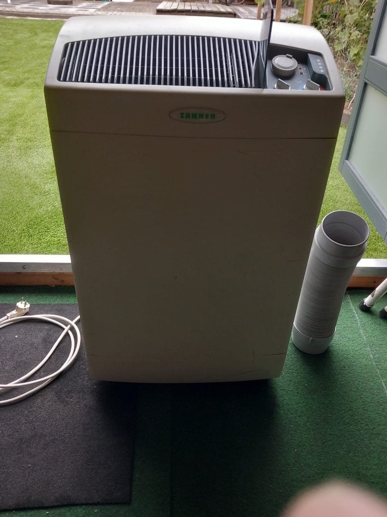 Mobiele airco, Ophalen, Gebruikt, Mobiele airco
