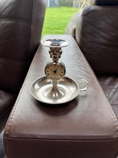 Très rare Pendulette« Bougeoir» Jaeger-LeCoultre - Vers 1950, Enlèvement