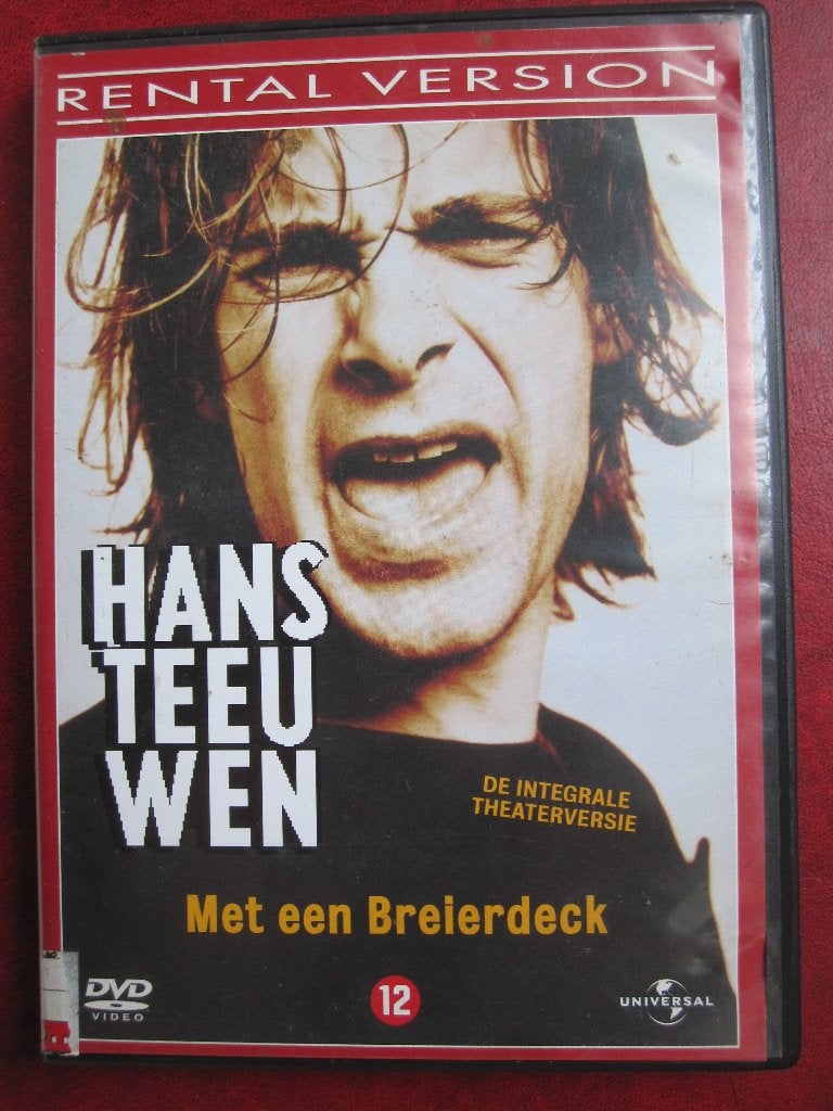 Hans Teeuwen Met een Breierdeck, Vanaf 12 jaar, Ophalen of Verzenden, Zo goed als nieuw, Stand-up of Theatershow