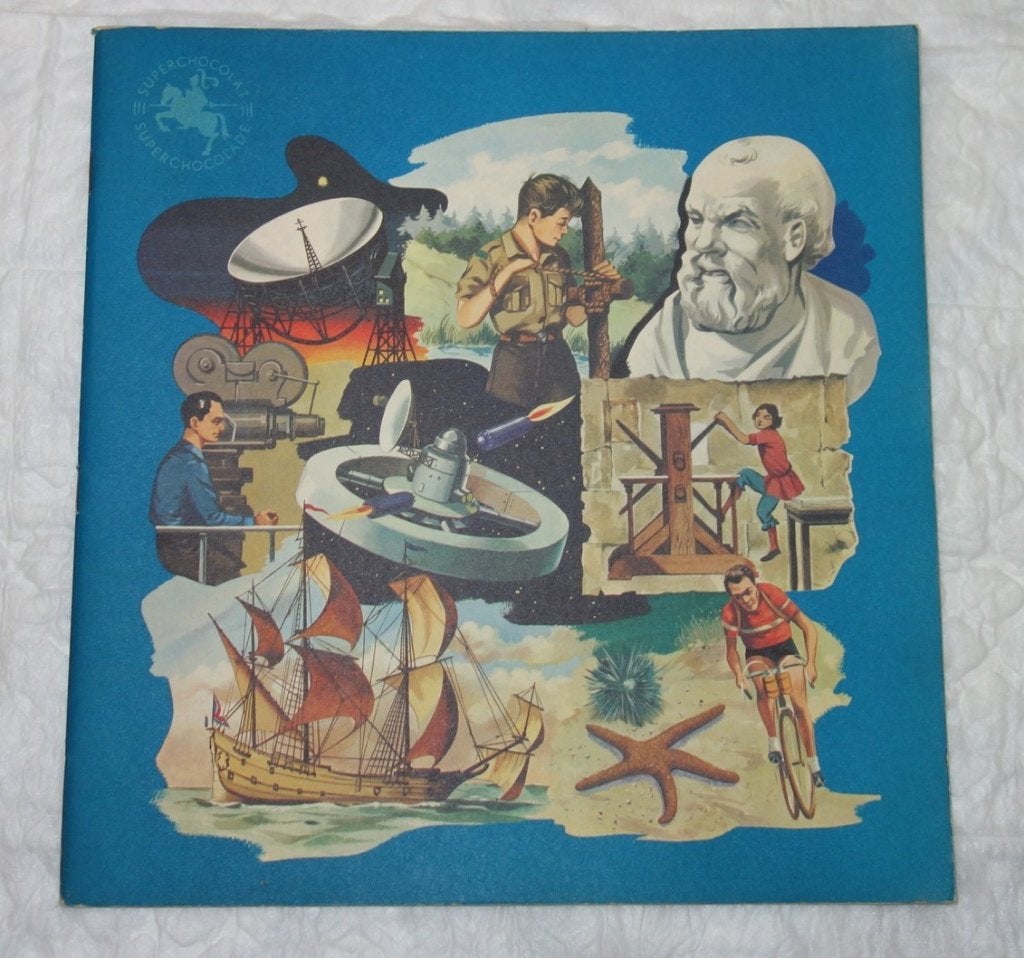 Prentenalbum Leerrijke chromo's 3e reeks (chocolade Jacques), Ophalen of Verzenden, Gelezen, Jacques-chocolade, Prentenboek