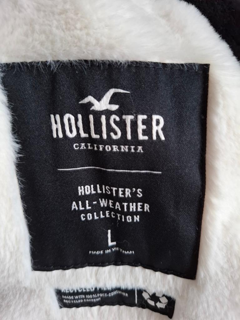 Winterjas warm Holister als nieuw  met wol binnen  in., Ophalen