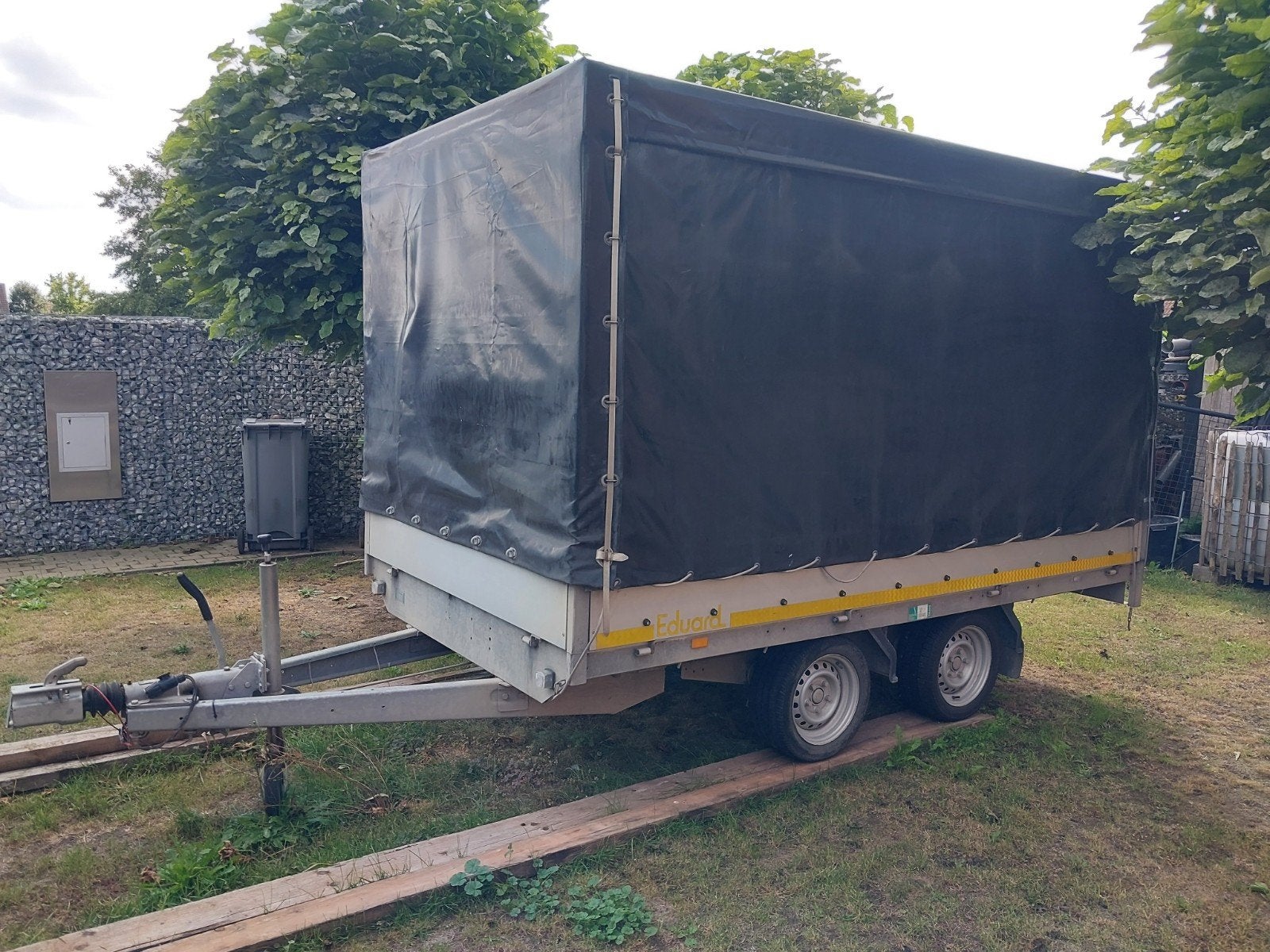 Aanhangwagen me schuifbache te koop, Enlèvement