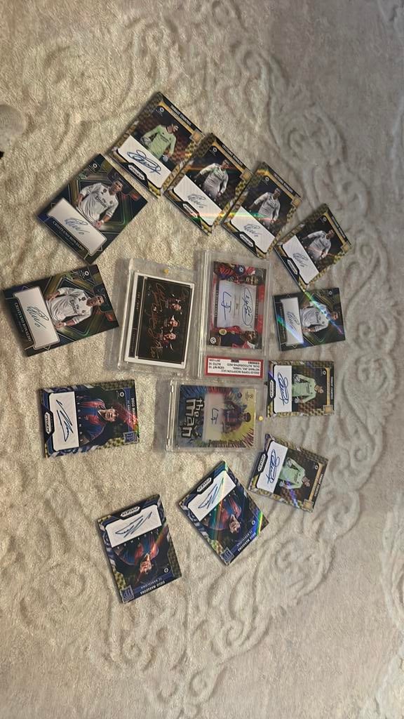 15 handgetekend voetbal kaarden, Hobby & Loisirs créatifs, Jeux de cartes à collectionner | Yu-gi-Oh!, Enlèvement, Neuf, Plusieurs cartes