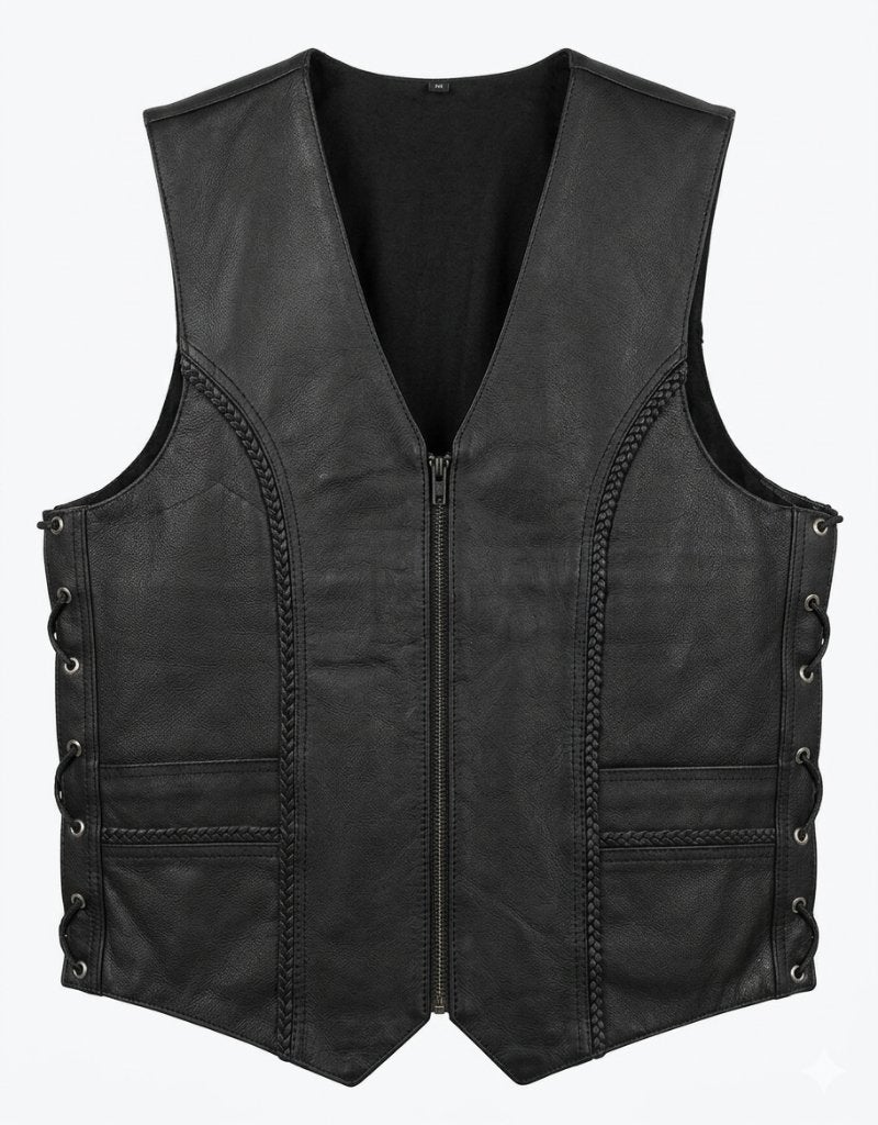 Gilet de Moto en cuir neuf, Envoi, Neuf, avec ticket, Femmes, Manteau | cuir