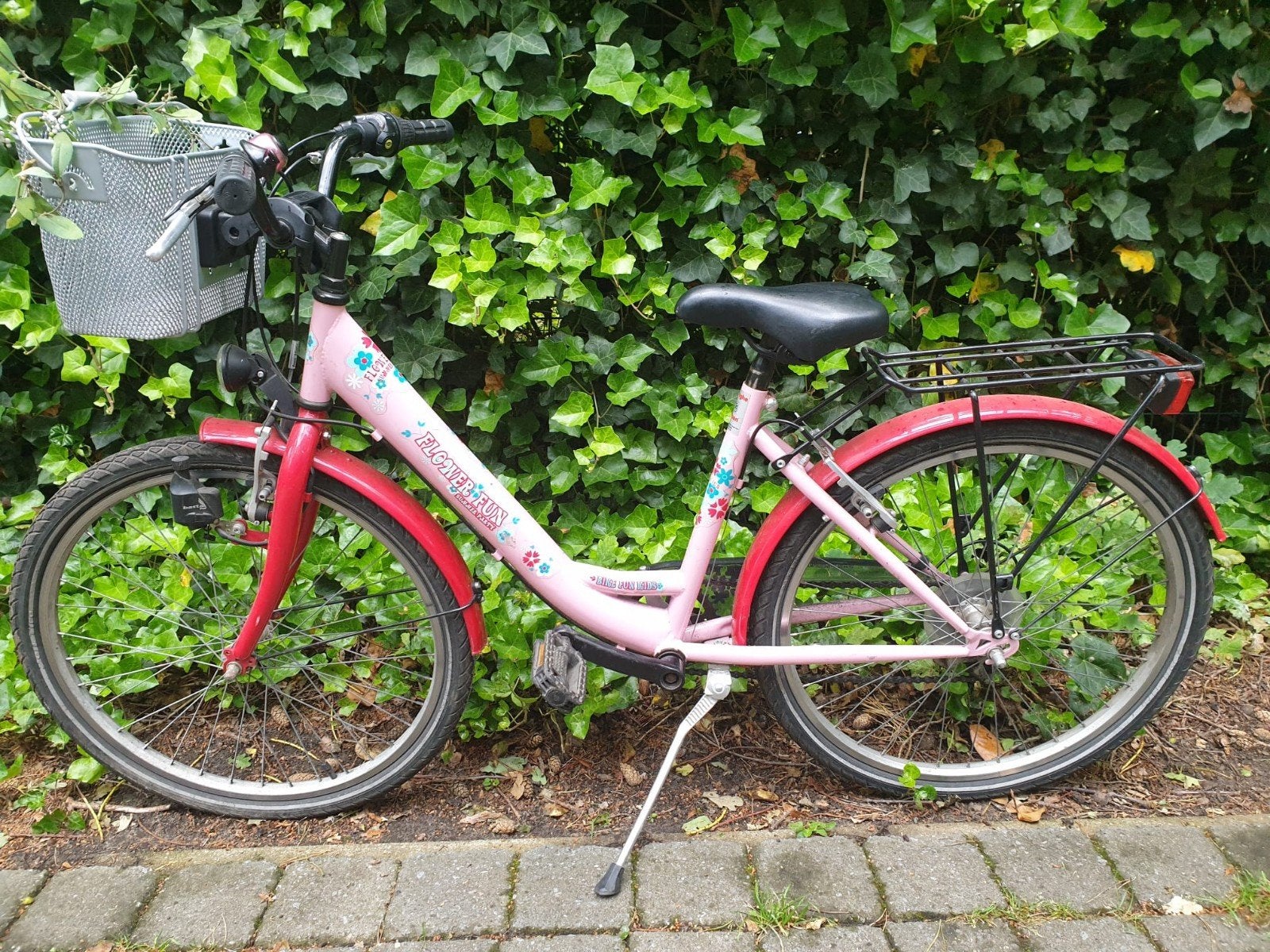 Meisjesfiets 24inch, Fietsen en Brommers, Fietsen | Meisjes, Ophalen, Velgrem, Versnellingen, Gebruikt