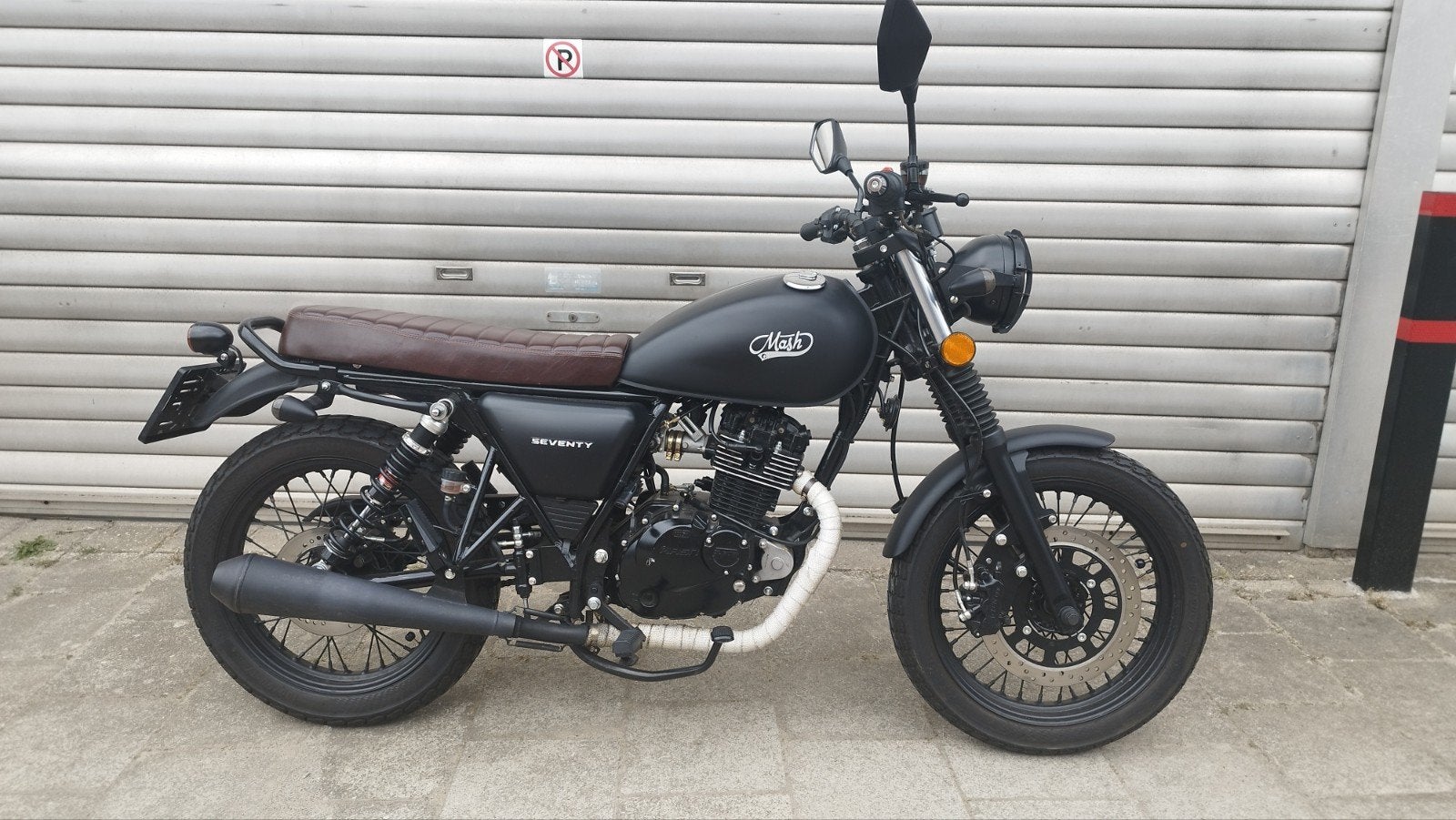 MASH SEVENTY 125cc BJ 2020  3400 km MET YSS SUSPENSION