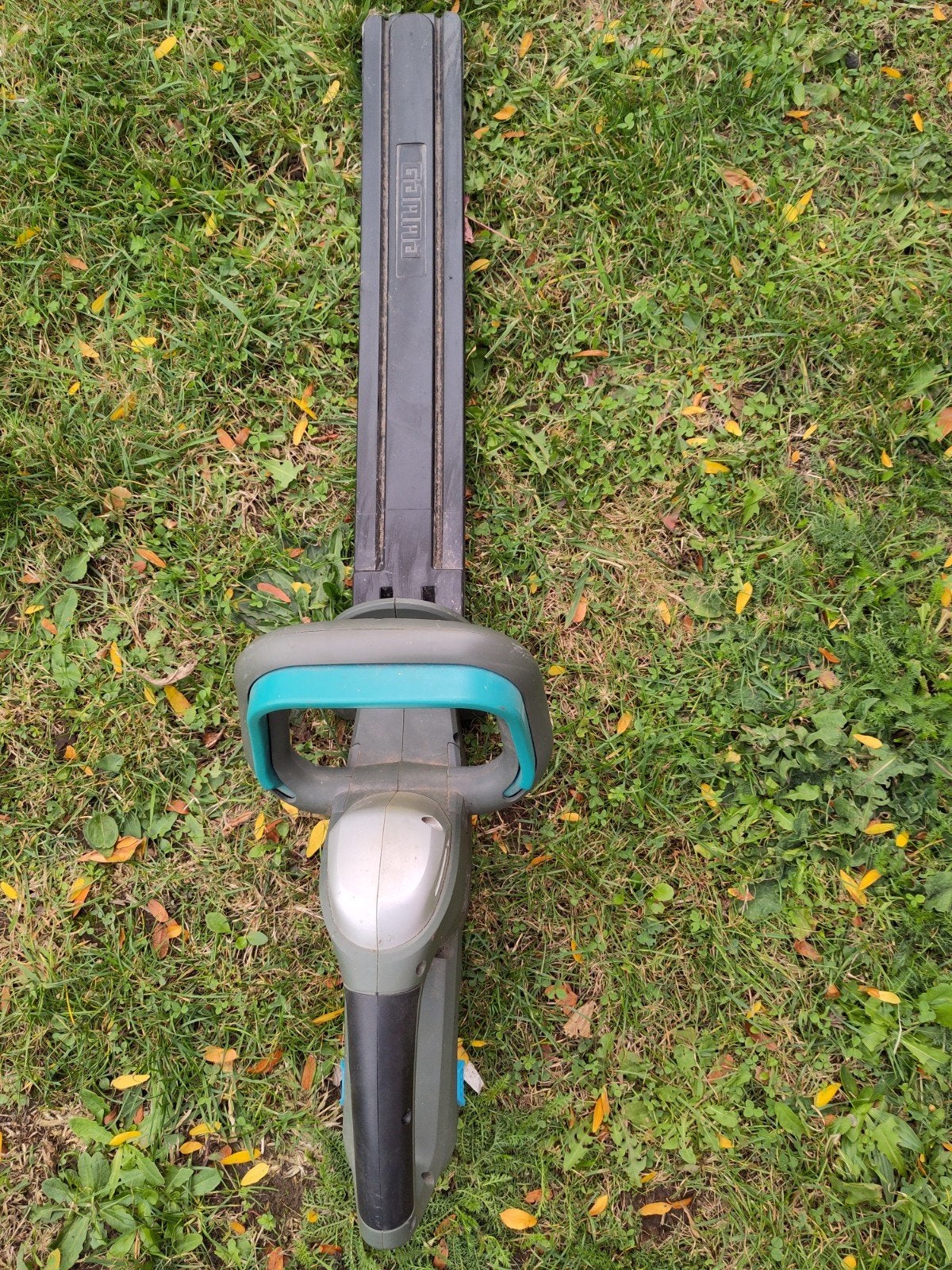 haagschaar + accu, Tuin en Terras, Ophalen, Gebruikt, Accu, Gamma