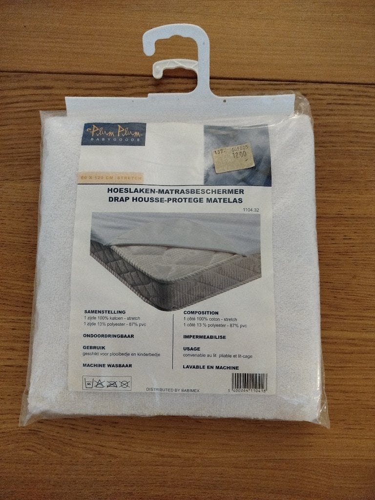 NEUF drap housse lit bébé, Neuf, Drap-housse ou Taie d'oreiller, Enlèvement, Lit de bébé