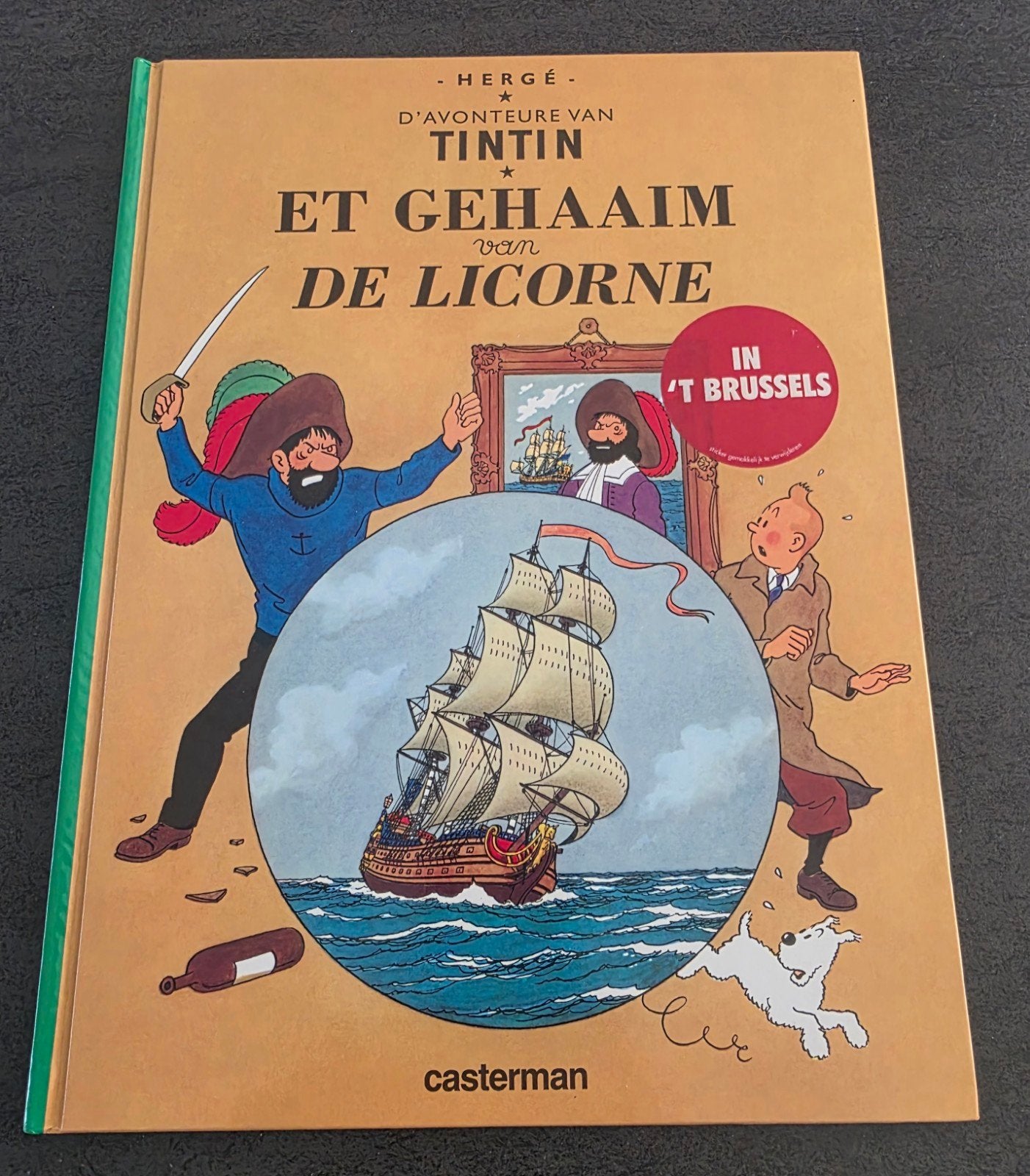 Strip Hardcover:Herge: Kuifje in 't Brussels, Boeken, Ophalen of Verzenden, Zo goed als nieuw