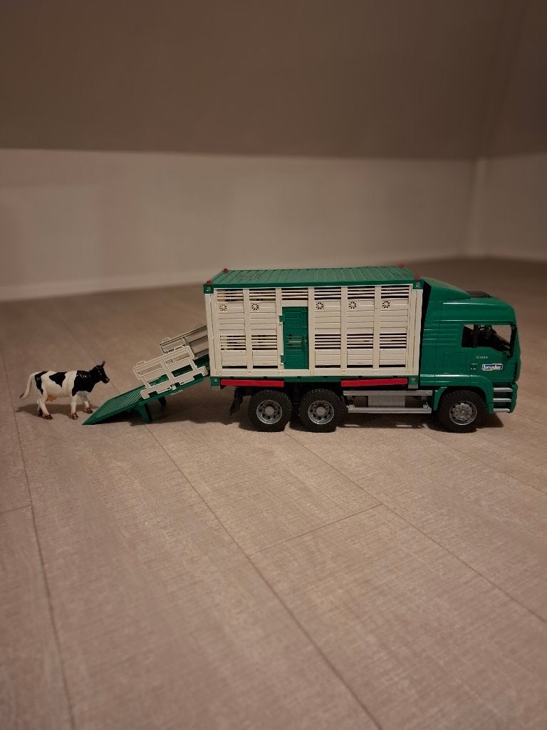 Bruder MAN veetransportwagen, Kinderen en Baby's, Ophalen