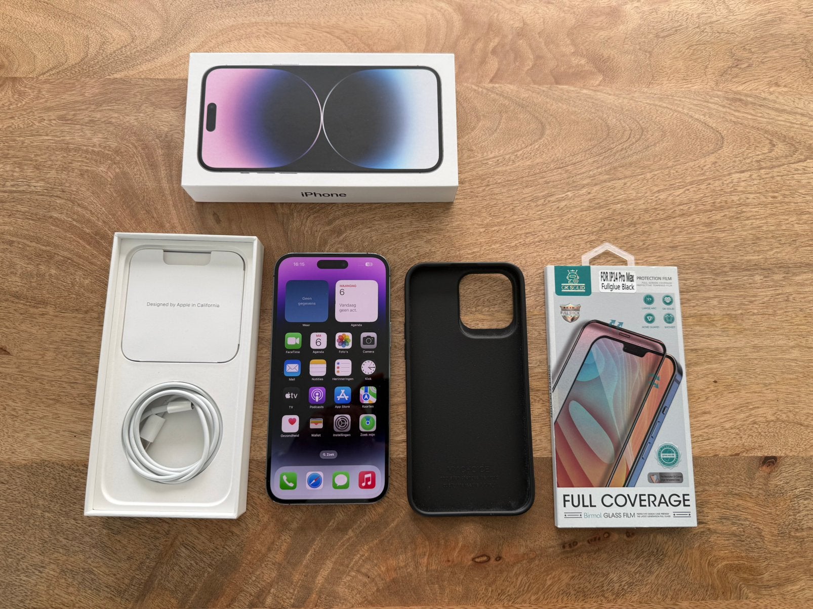 iPhone 14 Pro Max 128 gb Paars Als Nieuw, 128 GB, Paars, Ophalen of Verzenden, Zo goed als nieuw