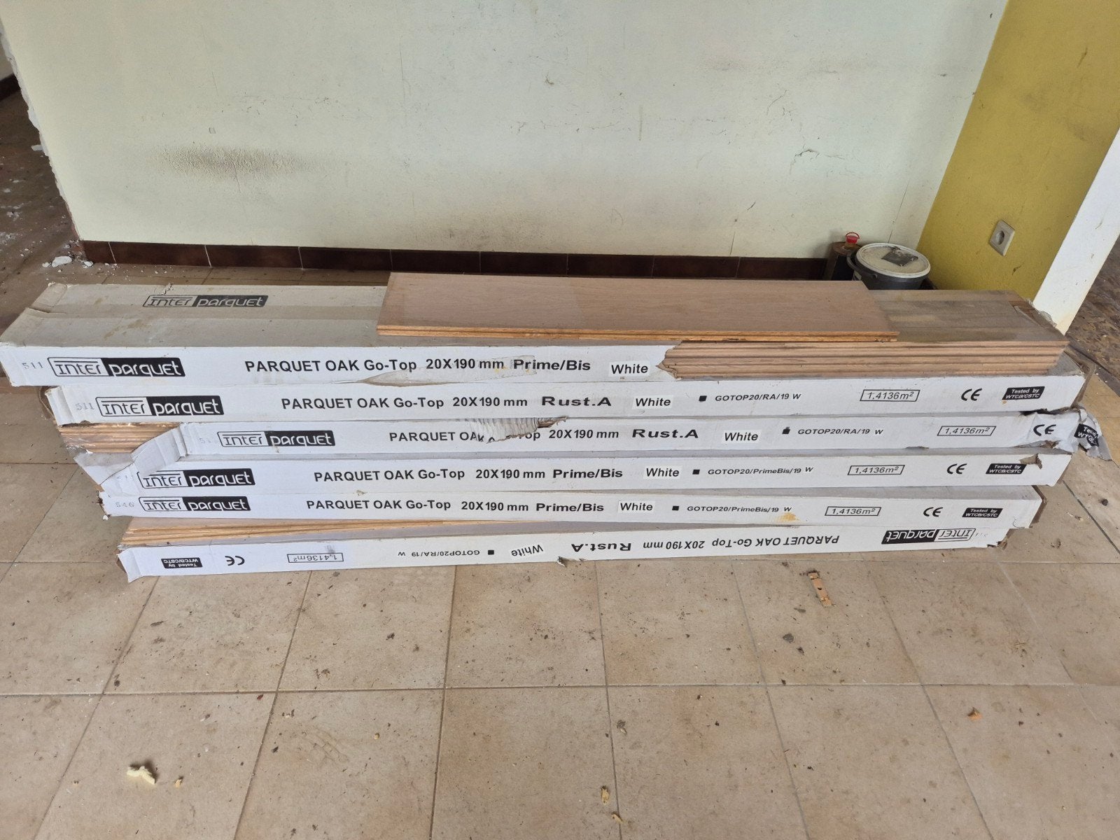 Parquet 20 mm x 190 mm, Bricolage & Construction, Planches & Dalles, Enlèvement, Parquet