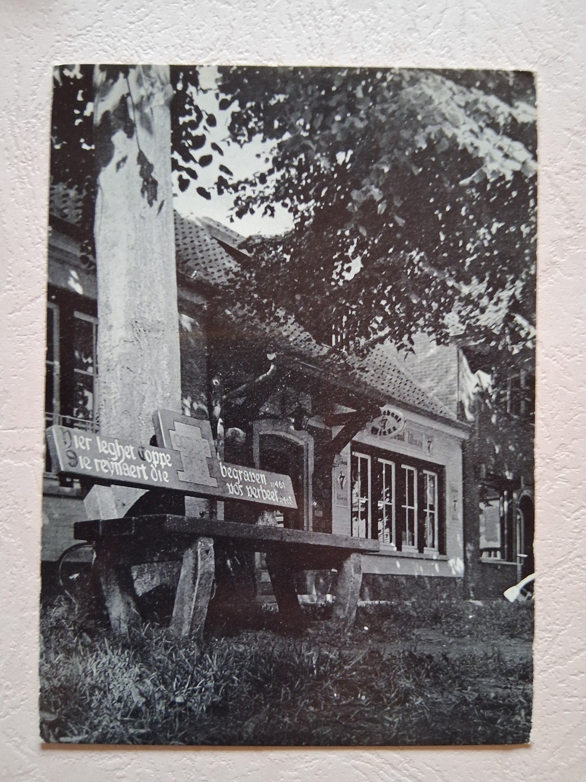 vintage Postkaart Dorpsplaats Daknam, Verzamelen, Ophalen of Verzenden