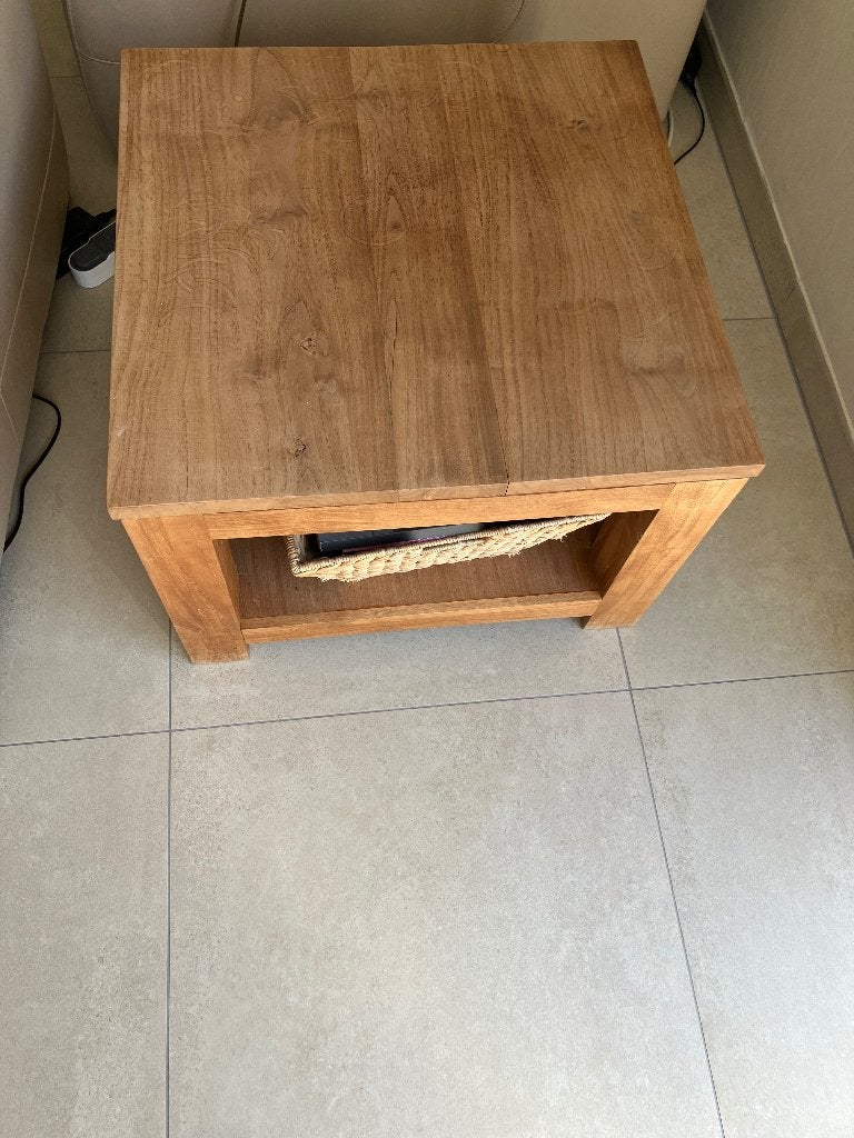 Bijzettafel, Enlèvement, Utilisé, Carré, Bois