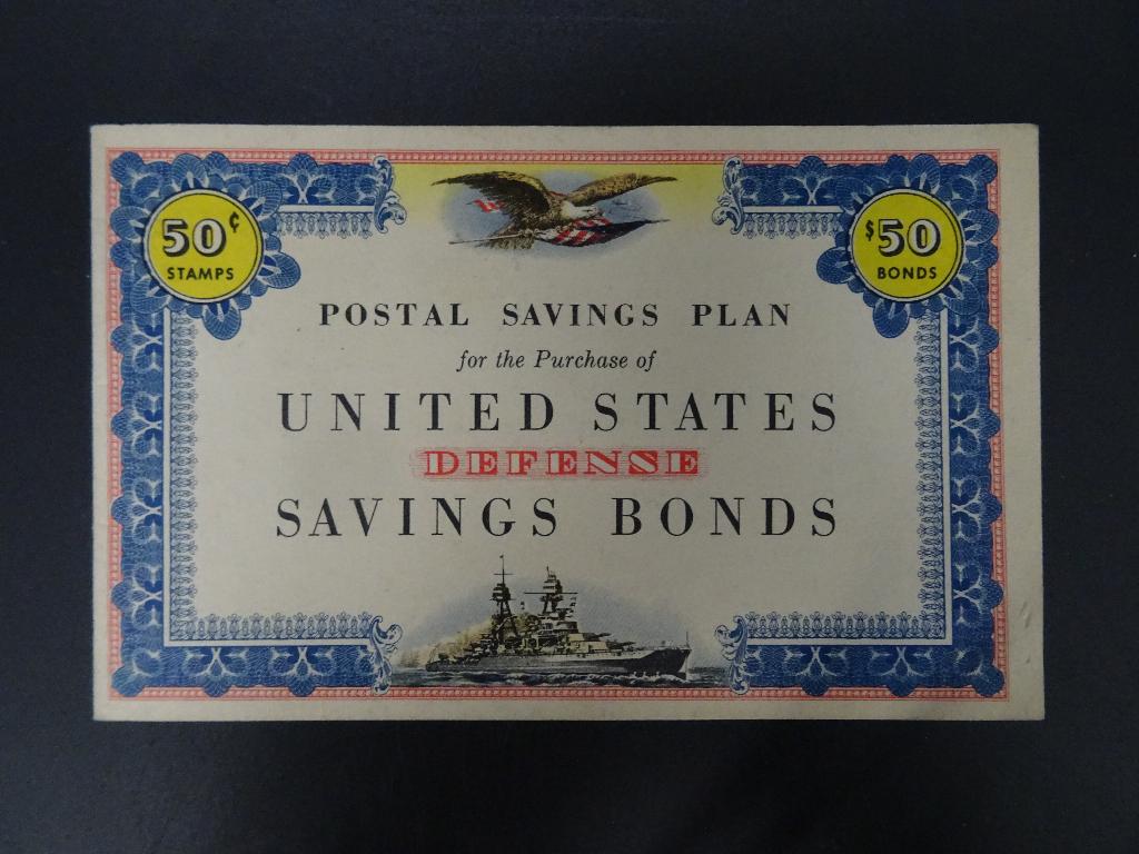 United States Savings Bonds book wo2, Verzamelen, Ophalen of Verzenden, Overige soorten, Overige typen