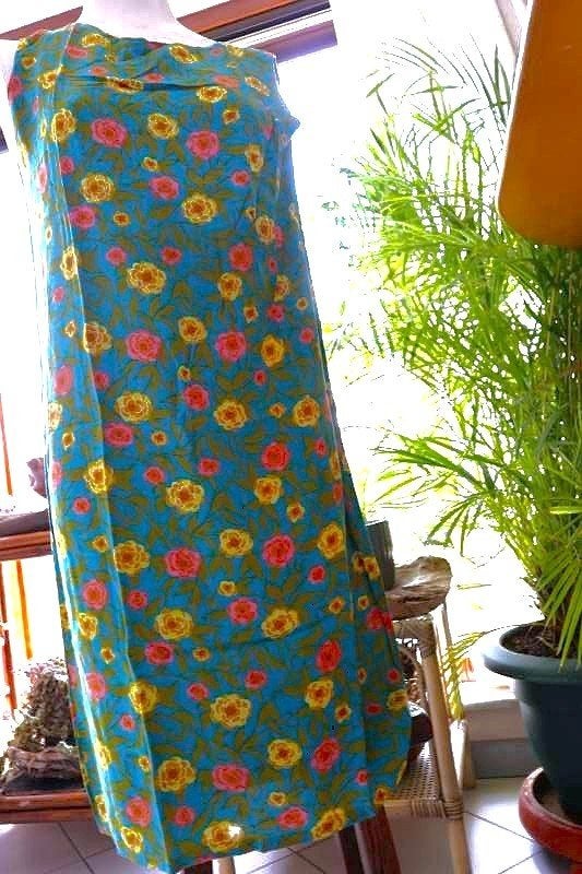 prachtig origineel natuurlijke vintage jurk, Kleding | Dames, Maat 38/40 (M), Overige kleuren, Vintage Dressing, Ophalen of Verzenden