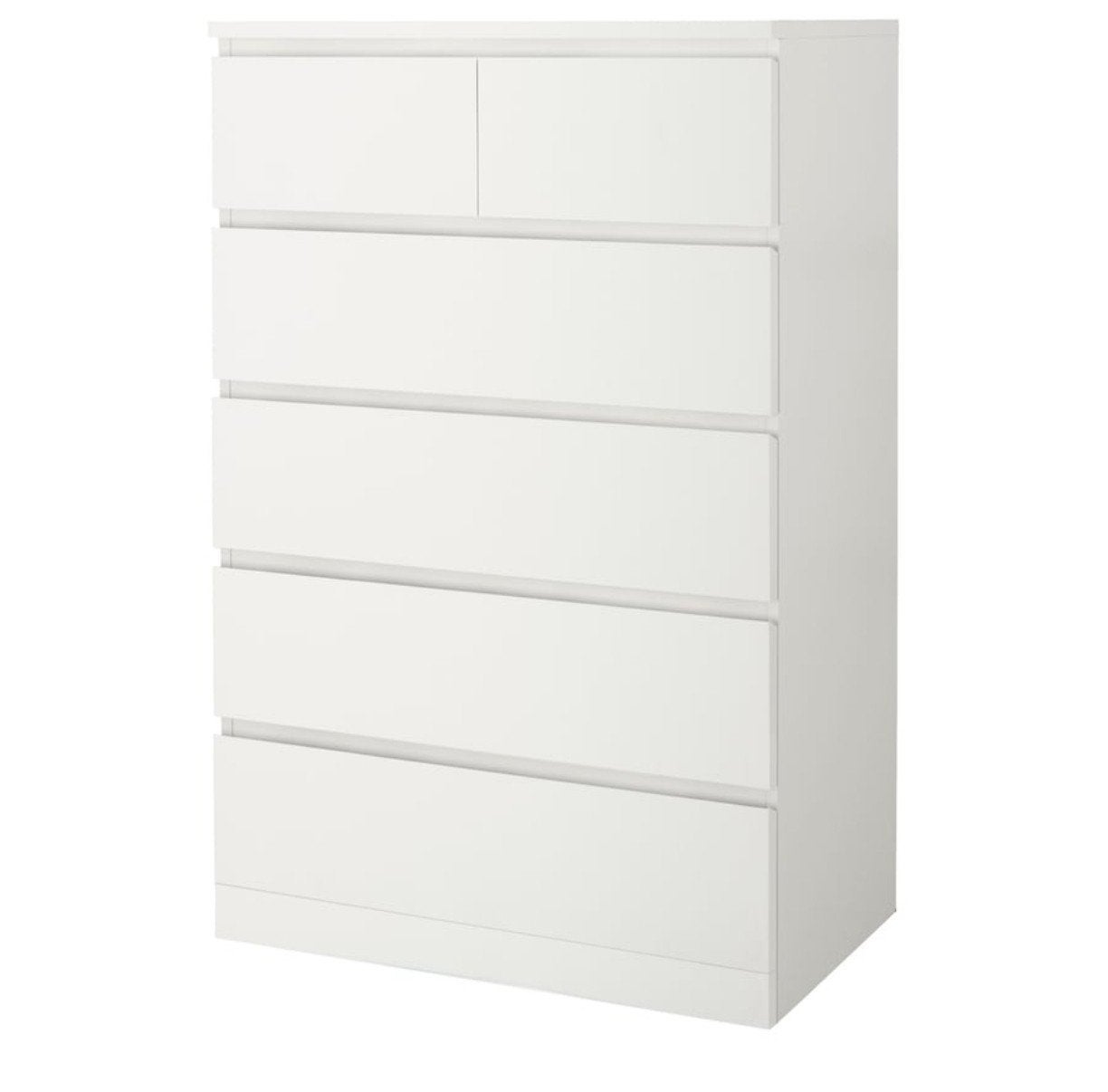 Malm ladekast 6 lades (2 stuks) wit, Huis en Inrichting, Kasten | Ladekasten, Ophalen