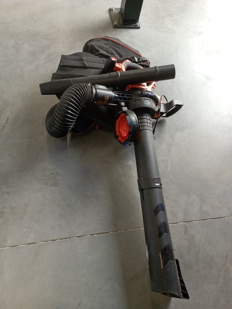 bladblazer 3 in 1, Tuin en Terras, Ophalen, Ruggedragen, Zo goed als nieuw, Met opvangzak