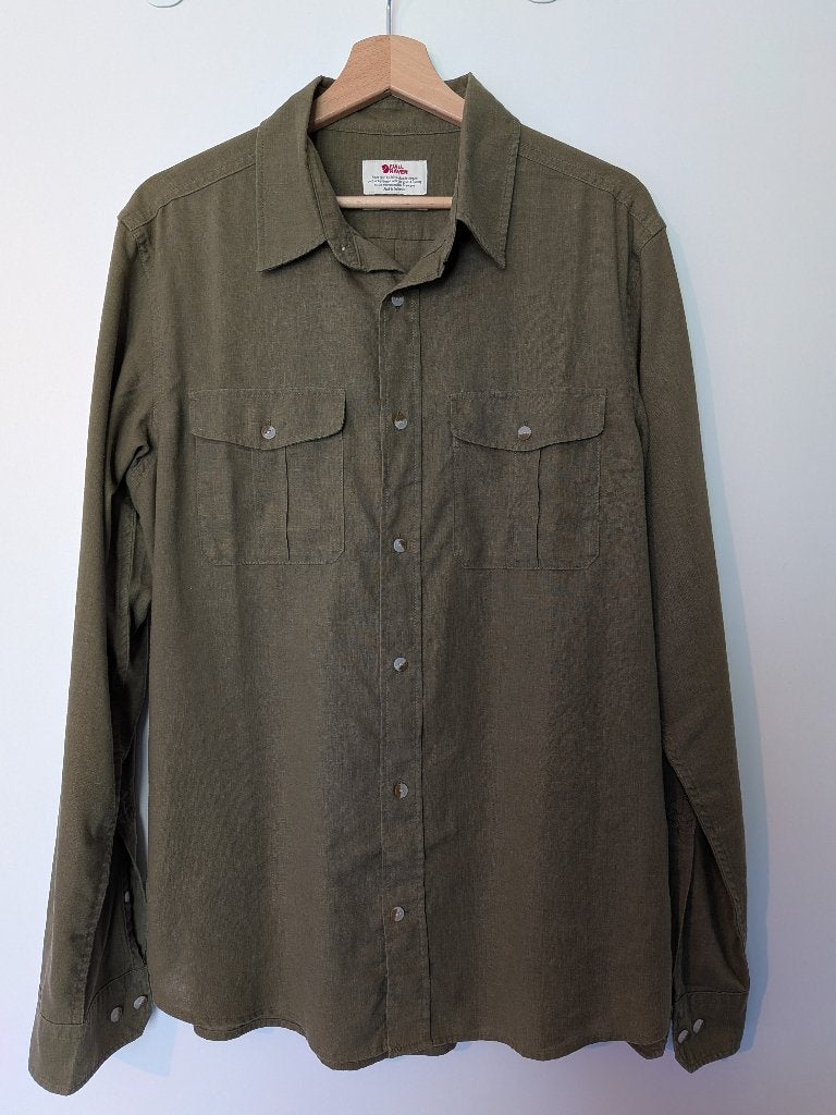 Fjällräven Hemd Övik Travel Shirt LS M, Vêtements | Hommes, Chemises, Tour de cou 39/40 (M), Fjallraven, Enlèvement ou Envoi, Comme neuf
