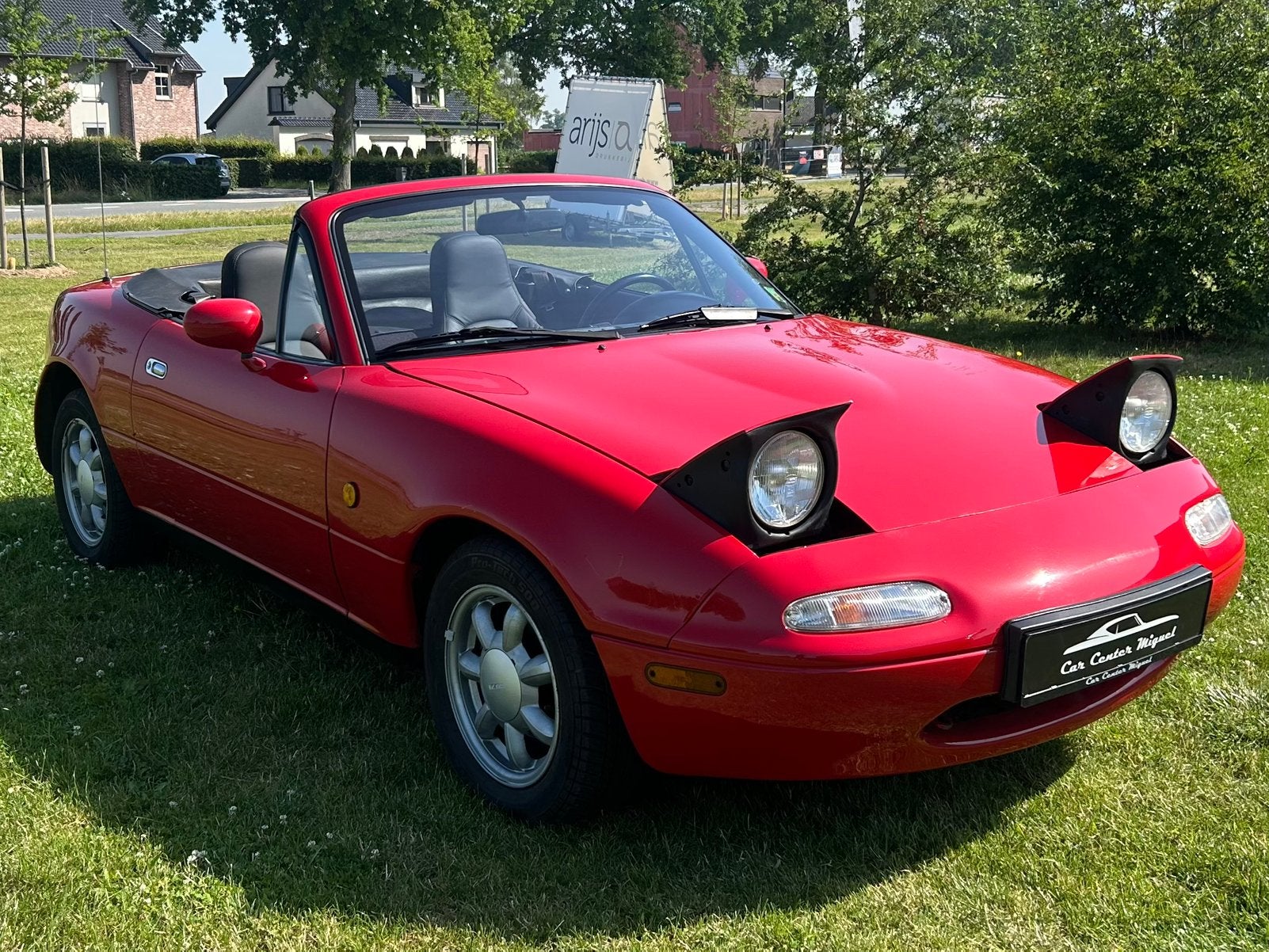 Mazda MX5 NA 1.6i, Auto's, Mazda, Achterwielaandrijving, Zwart, 4 cilinders, Cabriolet