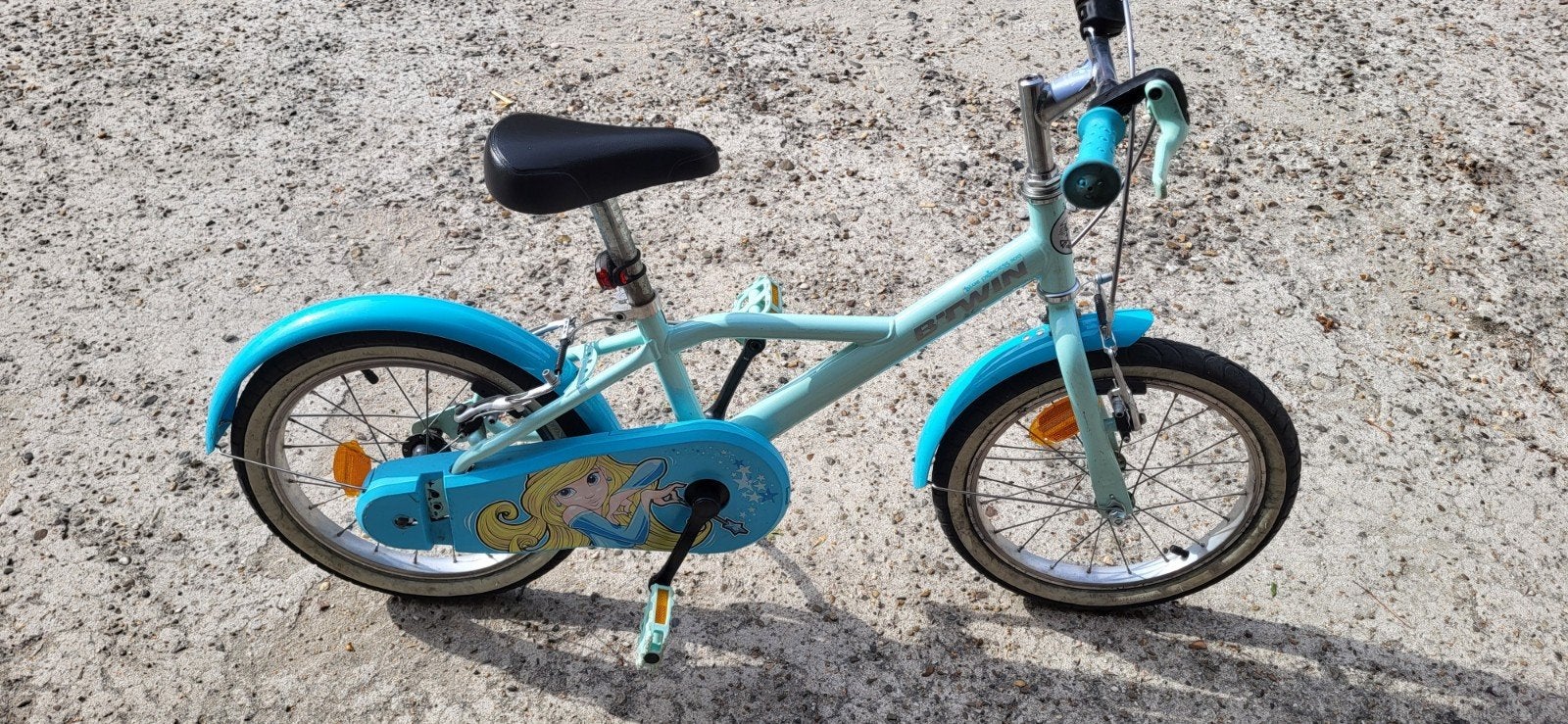 btwin kinderfiets, Ophalen