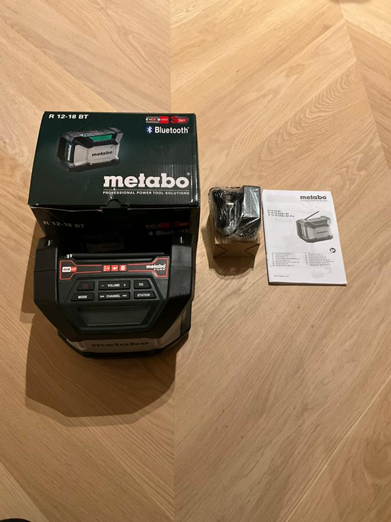 Metabo radio, Audio, Tv en Foto, Radio's, Ophalen, Nieuw, Bouwradio