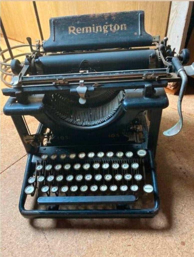antieken typmachine-decoratief-Merk=Remington n° 10-brocante, Antiek en Kunst, Ophalen