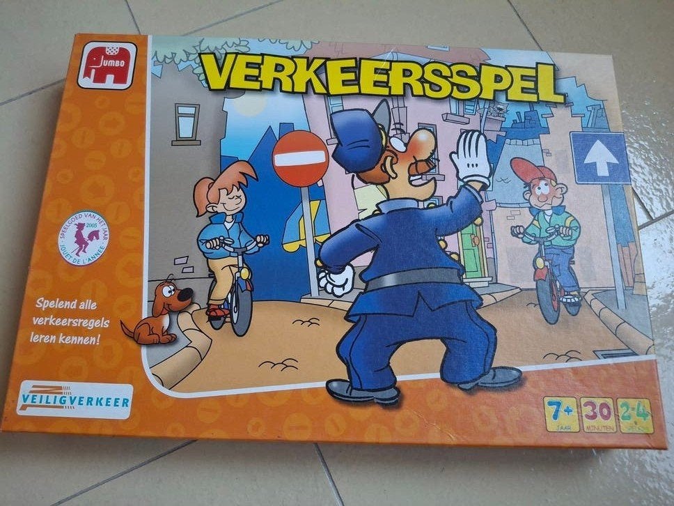 Verkeersspel Jumbo 7j+ 2-4 spelers, Kinderen en Baby's, Ophalen of Verzenden, Zo goed als nieuw, 6 jaar of ouder