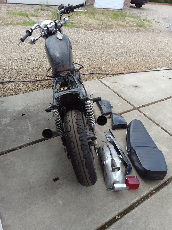 1980 yamaha xs 650 se, Ophalen, Gebruikt