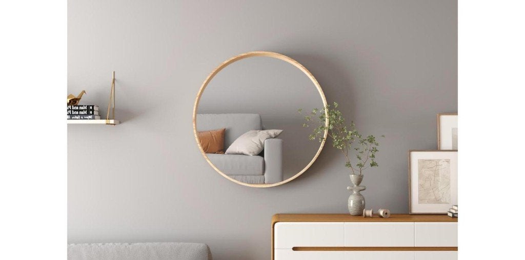 Spiegel Ria 80x80 oude eik - nieuw, Envoi, Neuf
