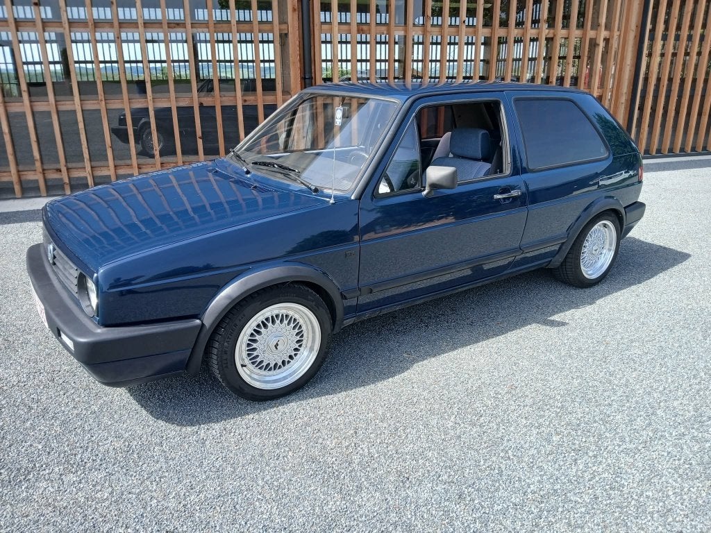 VW Golf 2 (1987) – 110.000 km réels, Achat, Boîte manuelle, 5 places, Tissu