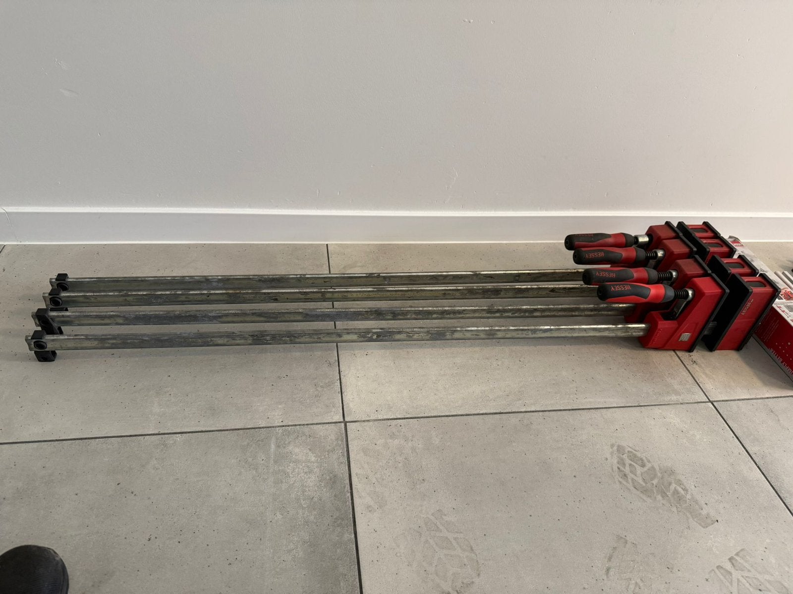 Lijmklemmen 1 m, Doe-het-zelf en Bouw, Ophalen, Gebruikt