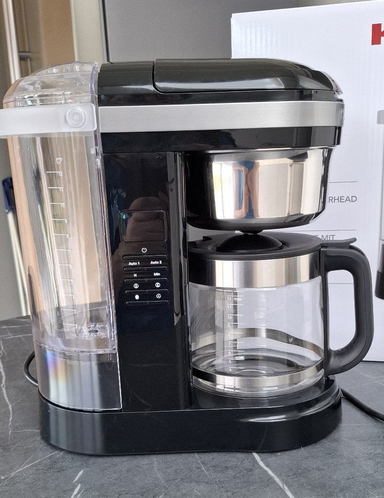 Kitchenaid koffiezet, Electroménager, Cafetières, Café moulu, Réservoir d'eau amovible, Comme neuf, 10 tasses ou plus