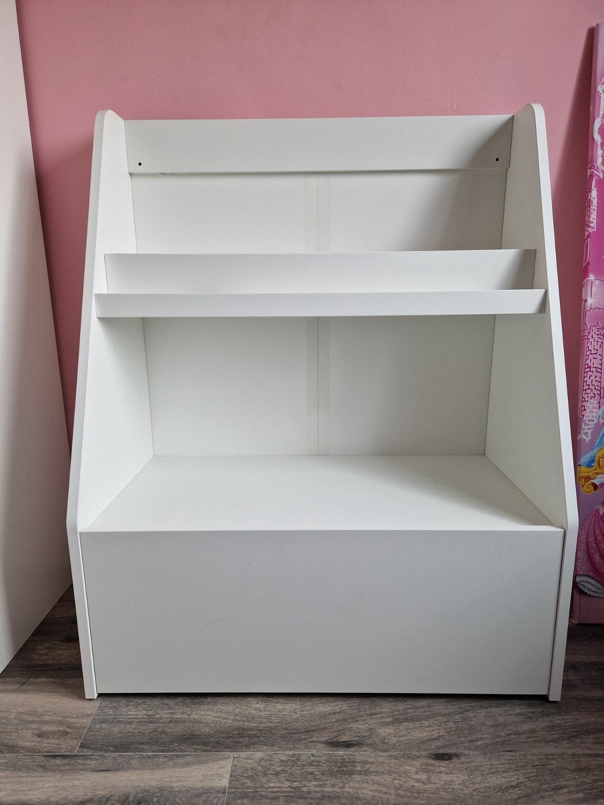 IKEA BERGIG Kinder Boekenkast met opbergruimte – Wit – Perfe, 90 à 105 cm, Comme neuf, Enlèvement, 75 à 100 cm