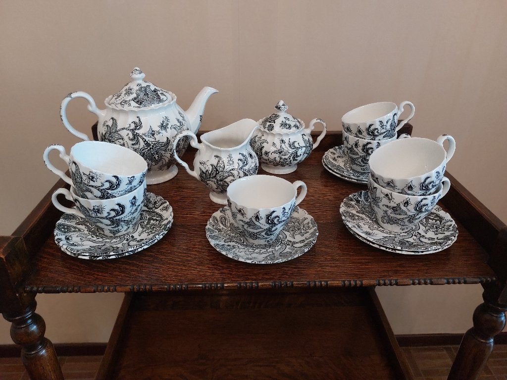 Thee servies, Ophalen, Wit